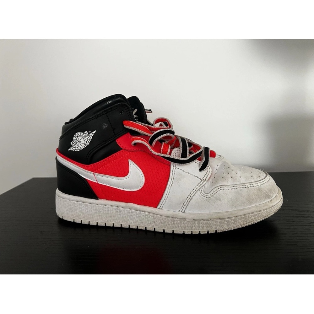 Nike Air Jordan’s Black and Red High-Top Sneakers